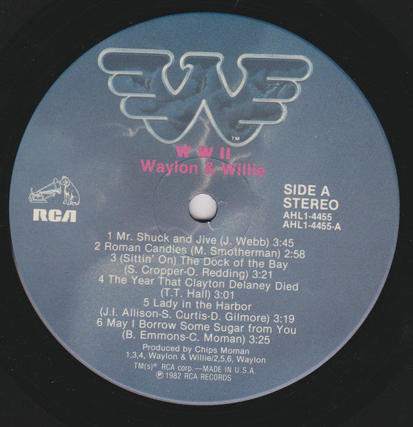 Waylon Jennings & Willie Nelson : WWII (LP, Album)