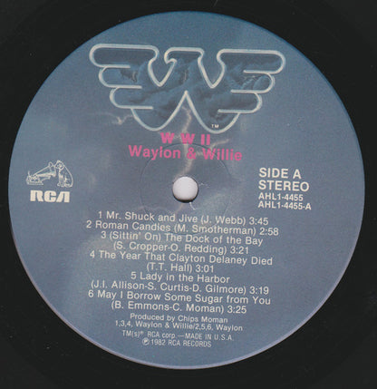 Waylon Jennings & Willie Nelson : WWII (LP, Album)