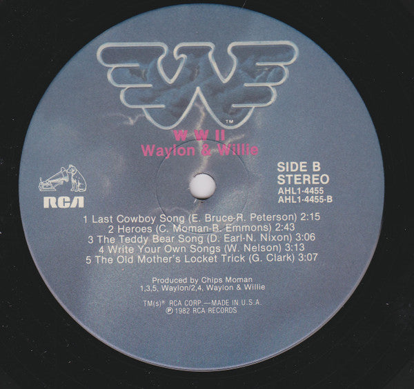 Waylon Jennings & Willie Nelson : WWII (LP, Album)