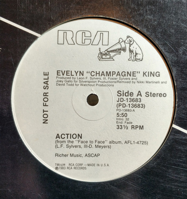 Evelyn King : Action (12", Promo)