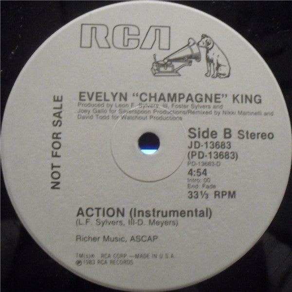 Evelyn King : Action (12", Promo)