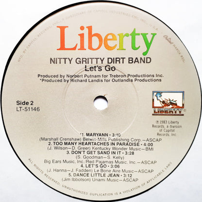 Nitty Gritty Dirt Band : Let's Go (LP, Album, Jac)