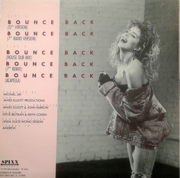 Fire On Blonde : Bounce Back (12")