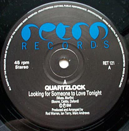 Quartzlock : Looking For Someone To Love Tonight c/w Love Eviction (12")