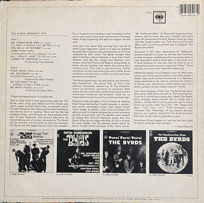 The Byrds : The Byrds' Greatest Hits (LP, Comp, RE, Pit)