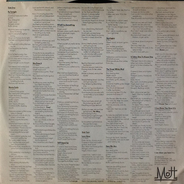Mott (3) : Drive On (LP, Album)