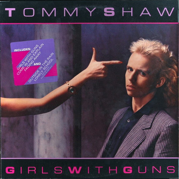 Tommy Shaw : Girls With Guns (LP, Album, Ele)