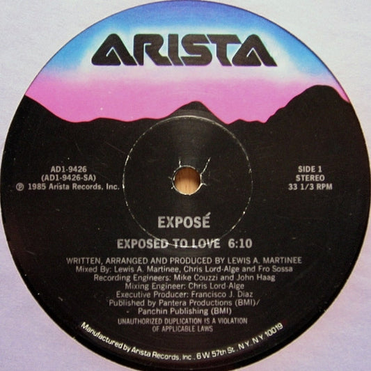 Exposé : Exposed To Love (12")