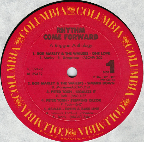 Various : Rhythm Come Forward (A Reggae Anthology) (LP, Comp, Pit)