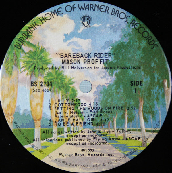 Mason Proffit : Bareback Rider (LP, Album, Ter)