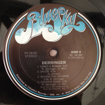 Derringer (2) : Derringer (LP, Album)