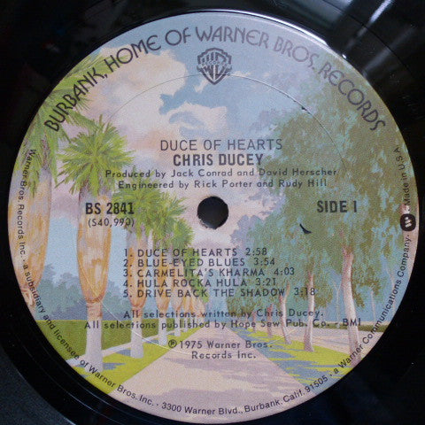 Chris Ducey : Duce Of Hearts (LP, Album)