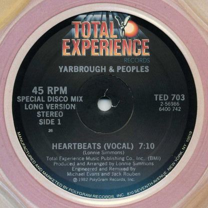 Yarbrough & Peoples : Heartbeats (12")