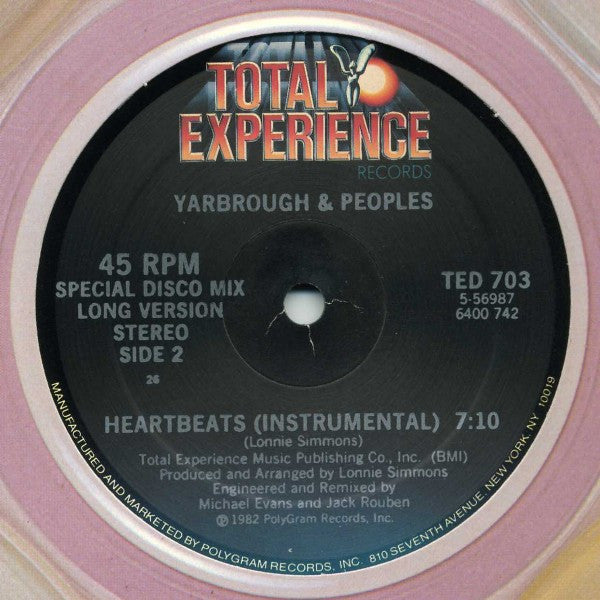 Yarbrough & Peoples : Heartbeats (12")