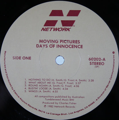 Moving Pictures (2) : Days Of Innocence (LP, Album)