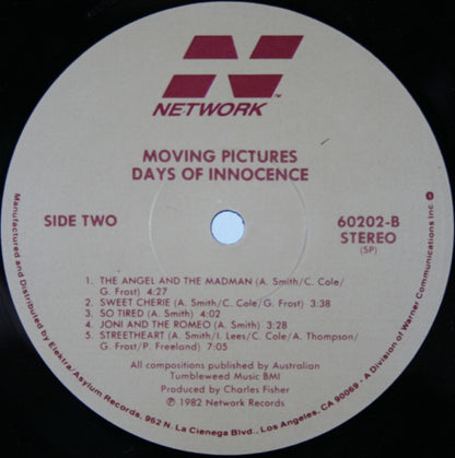 Moving Pictures (2) : Days Of Innocence (LP, Album)