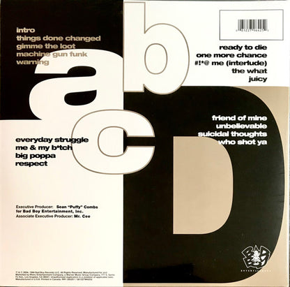 Notorious B.I.G. : Ready To Die (2xLP, Album, RE, Gat)