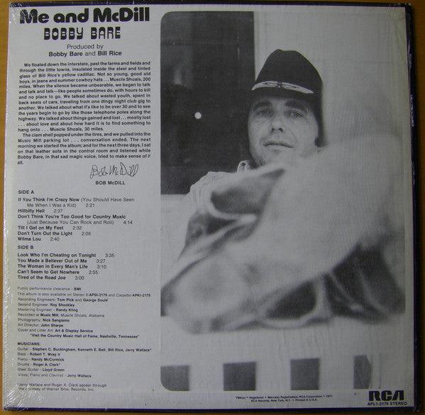 Bobby Bare : Me And McDill (LP)