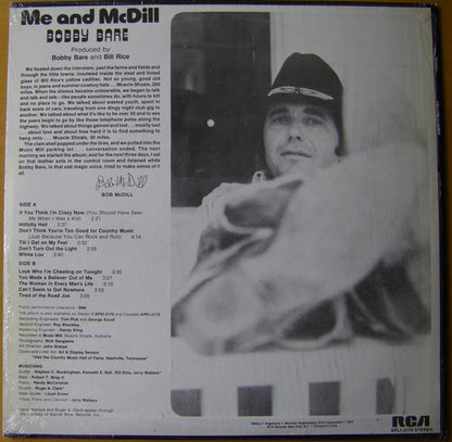 Bobby Bare : Me And McDill (LP)