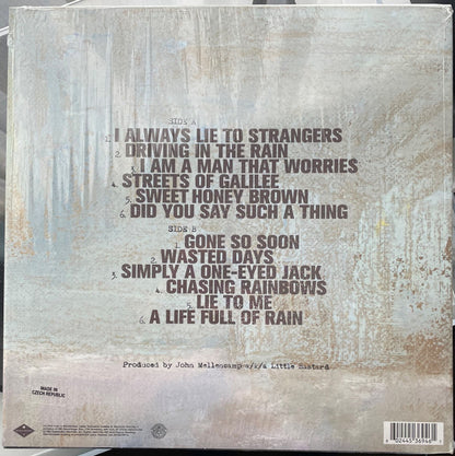 John Cougar Mellencamp : Strictly A One-Eyed Jack (LP, Album)