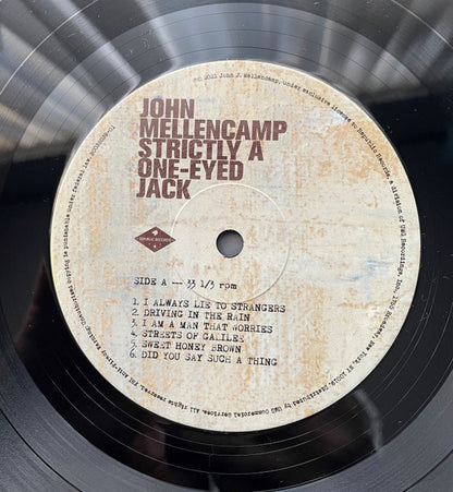John Cougar Mellencamp : Strictly A One-Eyed Jack (LP, Album)