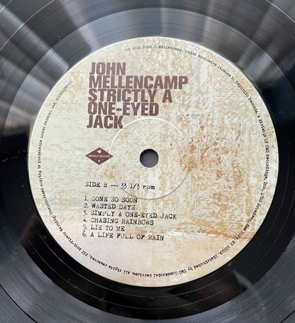 John Cougar Mellencamp : Strictly A One-Eyed Jack (LP, Album)
