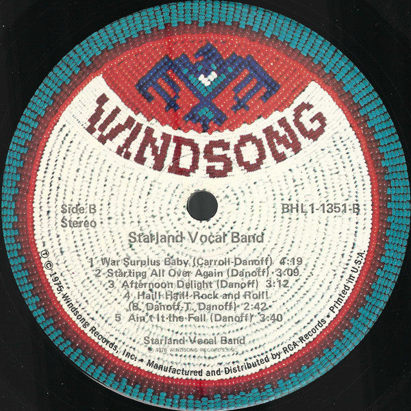 Starland Vocal Band : Starland Vocal Band (LP, Album, Hol)