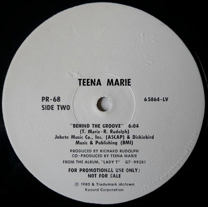 The Temptations / Teena Marie : Power / Behind The Groove (12", Promo)