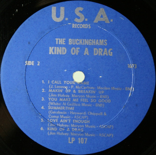 The Buckinghams : Kind Of A Drag (LP, Album, Mono)