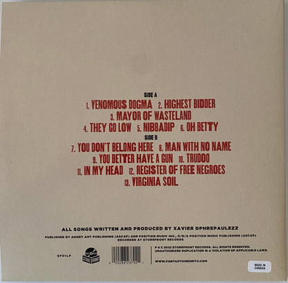 Fantastic Negrito : White Jesus Black Problems (LP, Album, Gat)