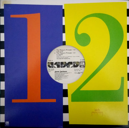 Janet Jackson : The Pleasure Principle (12", Promo)