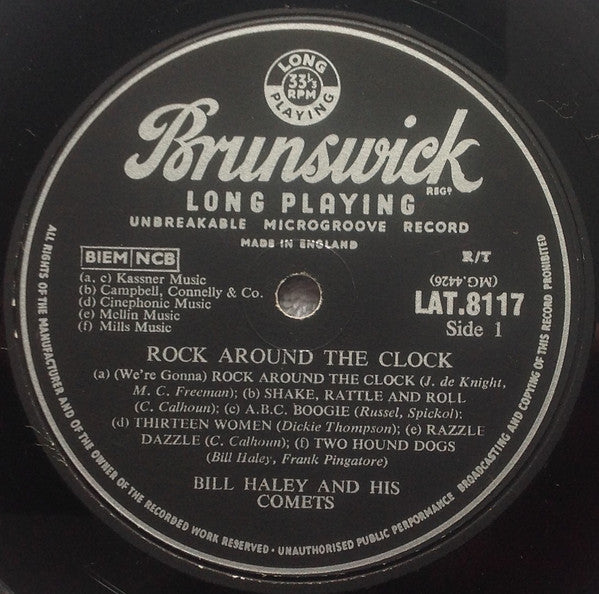 Bill Haley And His Comets : Rock Around The Clock (LP, Album, Comp)