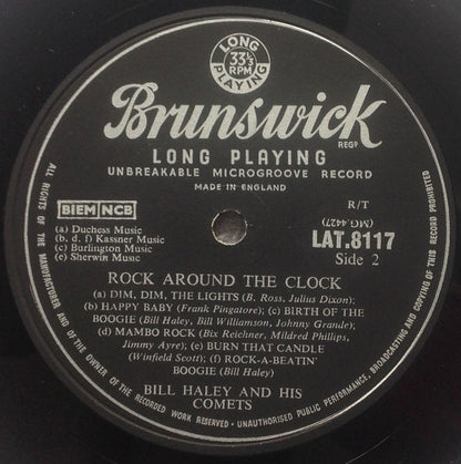 Bill Haley And His Comets : Rock Around The Clock (LP, Album, Comp)