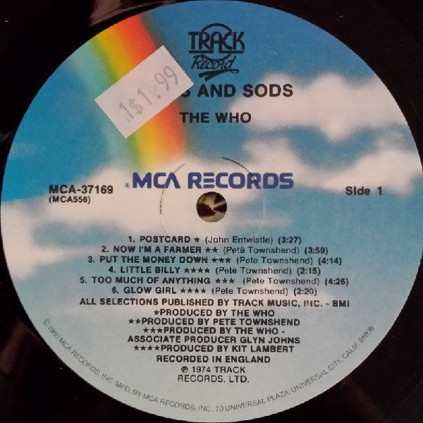 The Who : Odds & Sods (LP, Comp, RE)