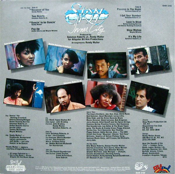 Skyy : Inner City (LP, Album)