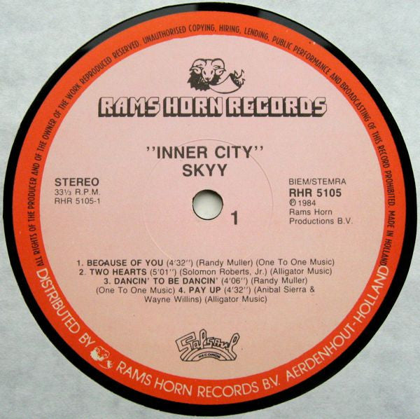 Skyy : Inner City (LP, Album)