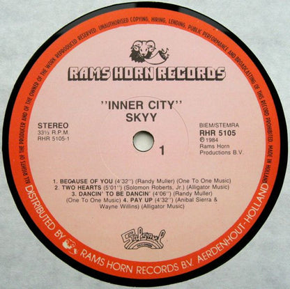 Skyy : Inner City (LP, Album)