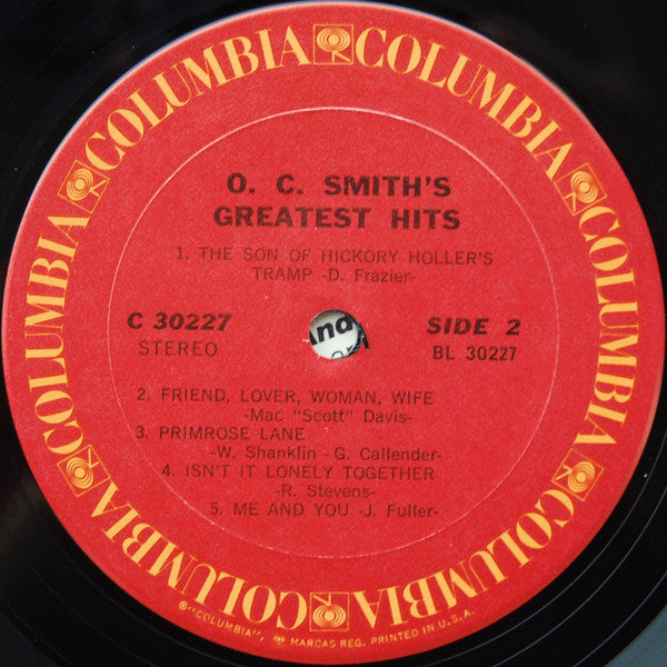 OC Smith : O. C. Smith's Greatest Hits (LP, Comp)