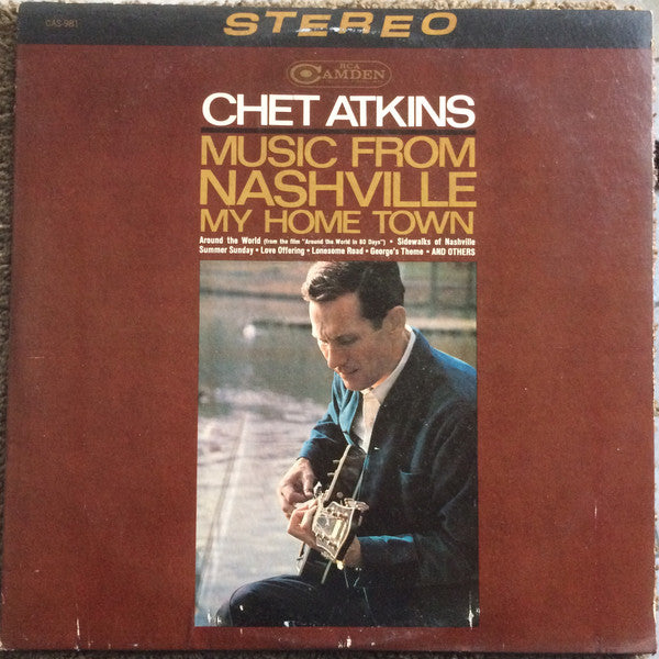 Chet Atkins : Music From Nashville My Home Town (LP, Album, Roc)