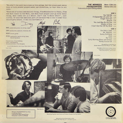 The Monkees : Headquarters (LP, Album)