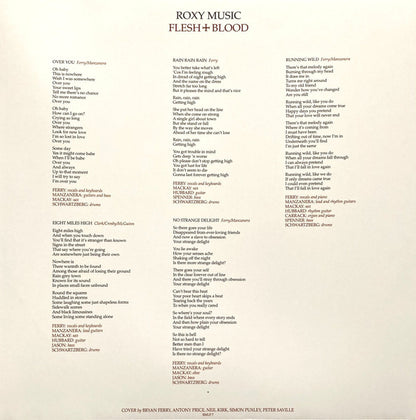Roxy Music : Flesh + Blood (LP, Album, RE, RM, Hal)