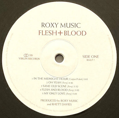 Roxy Music : Flesh + Blood (LP, Album, RE, RM, Hal)