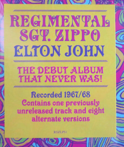 Elton John : Regimental Sgt. Zippo (LP, Album)