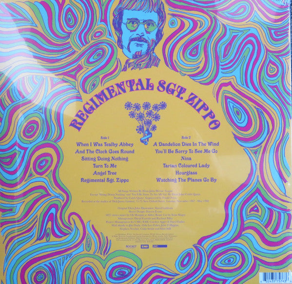 Elton John : Regimental Sgt. Zippo (LP, Album)