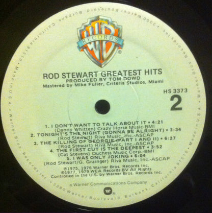 Rod Stewart : Greatest Hits (LP, Comp, SRC)