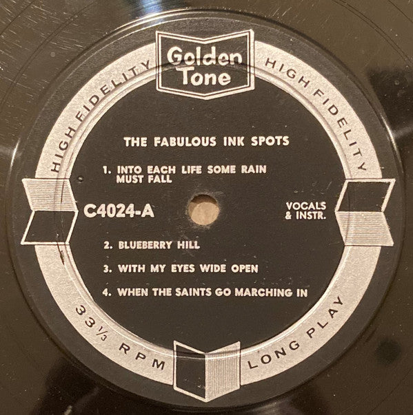The Ink Spots (2) : The Fabulous Ink Spots (LP, Album, Mono)
