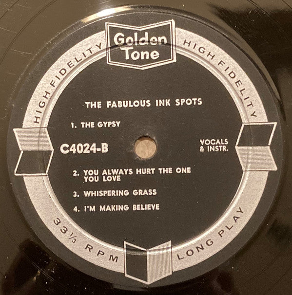 The Ink Spots (2) : The Fabulous Ink Spots (LP, Album, Mono)