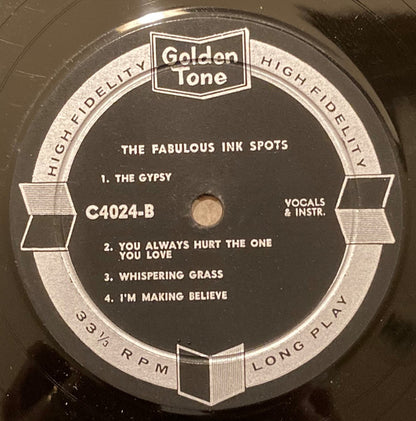 The Ink Spots (2) : The Fabulous Ink Spots (LP, Album, Mono)