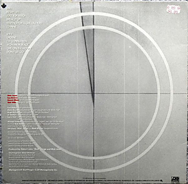 Foreigner : 4 (LP, Album, Qua)