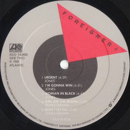 Foreigner : 4 (LP, Album, Qua)